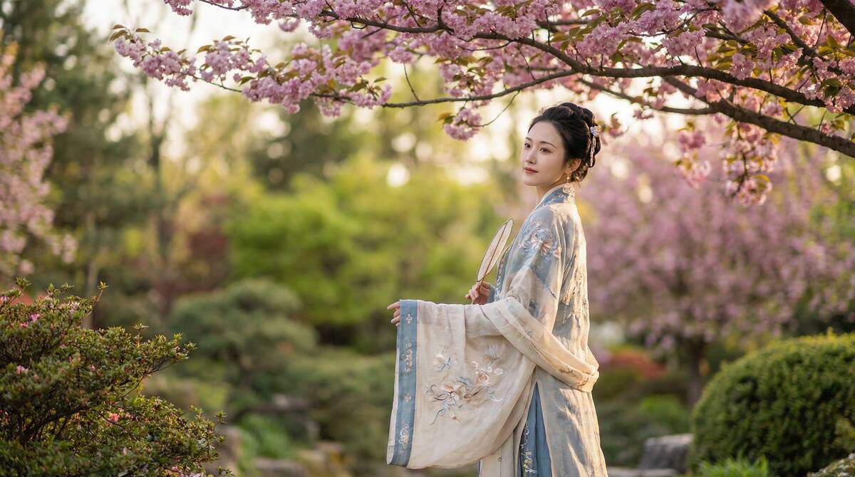 糖心vlog汉服视频